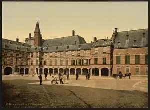 Hague Prints: Binnenhof (inner court), Hague, Holland