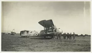 Biplane bomber converted for passenger use, Middle East