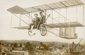 Angeles Gallery: A biplane in Los Angeles