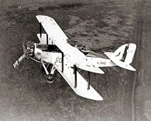 Rehearsal Prints: Biplane in rehearsal for Hendon Air Show, 1932