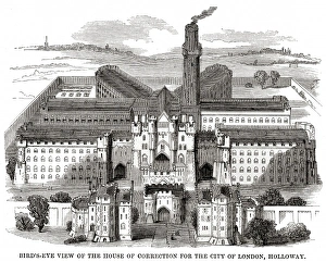 Correction Collection: Bird s-eye view of Holloway Prison