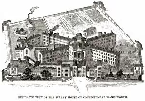 Correction Collection: Bird s-eye view of Wandsworth Prison