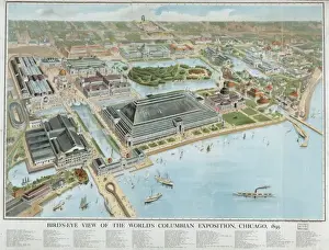 Bird s-eye view of the Worlds Columbian Exposition, Chicago