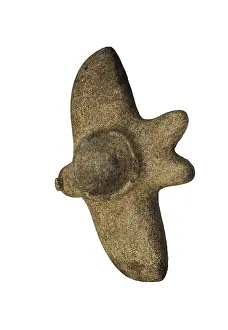 Pre Columbian Prints: Bird shaped mortar. Zoolith used to grind hallucinogens