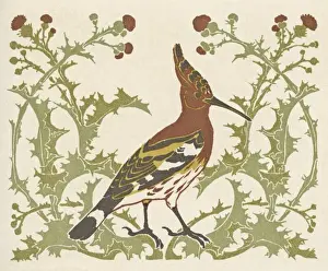 Weeds Prints: Bird in thistles