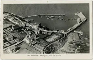Jetty Prints: Birds eye view of Harbour, Ballycotton, Co. Cork, Ireland