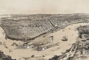 Birds eye view of New-Orleans
