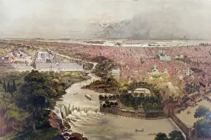 Centennial Prints: Birds eye view of Philadelphia & centennial grounds
