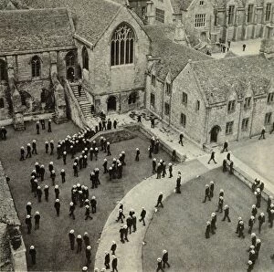 1969 Collection: A Birds Eye View of Sherborne School, Dorset - during the filming of Goodbye, Mr Chips