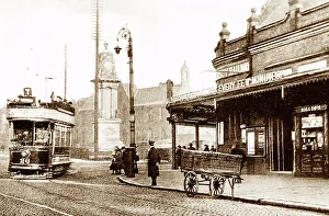 Birkenhead Prints: Birkenhead Central Railway Station early 1900s