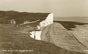 Images Dated 12th February 2021: Birling Gap, near Eastbourne, East Sussex