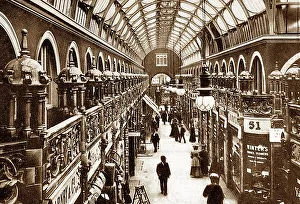 Arcade Prints: Birmingham City Arcade early 1900s