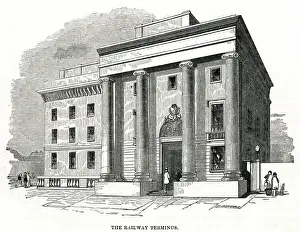 Birmingham Railway Terminus 1852