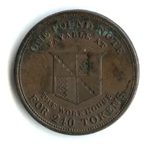 Birmingham workhouse penny, 1812