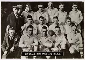 Cups Gallery: Birstall Intermediate RLFC rugby team 1934-1935