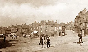 Birstall near Leeds Market Place early 1900s