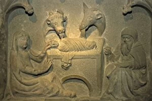 Lleida Collection: Birth (1360). From the church of Sant Dom讥c