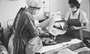 Birth of a baby, Rochford General Hospital, Essex