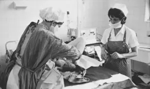 Birth of a baby, Rochford General Hospital, Essex