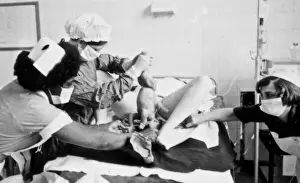 Birth of a baby, Rochford General Hospital, Essex