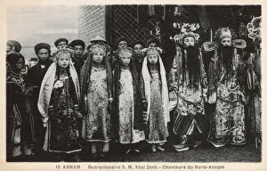 40th Prints: Birthday of Vietnamese Emperor Khai Dinh - Dancers