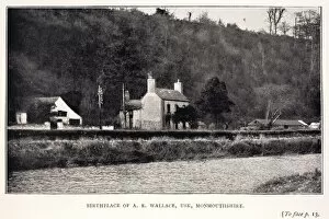 1823 1913 Collection: The birthplace of Alfred Russel Wallace