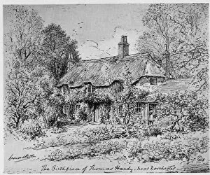Images Dated 29th December 2015: Birthplace of Thomas Hardy, Higher Bockhampton, Dorset
