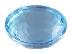 Aluminum Prints: Birthstone Series: Blue Topaz