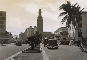 Florida Prints: Biscayne Boulevard, Miami Beach, Florida, USA