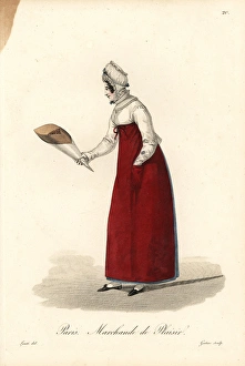 Biscuit or cookie seller, Paris, early 19th century Biscuit or cookie seller, Paris, early 19th century