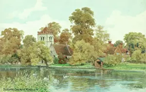 Bisham Church, River Thames near Marlow, Berkshire