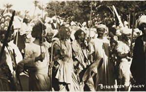 Bisharin Men dancing