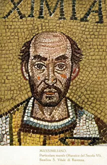 Mosaic Collection: Bishop Maximianus - Basilica of San Vitale, Ravenna