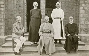 Priests Prints: Bishop of Nyasaland and his Four Archdeacons