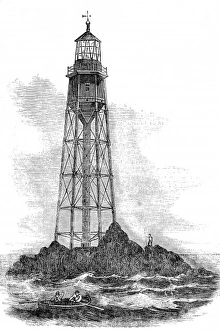 Images Dated 22nd June 2004: The Bishop Rock Lighthouse, Scilly Isles, 1849