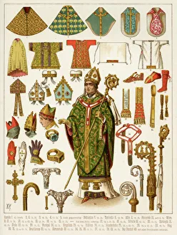 Images Dated 14th September 2015: Bishop & vestments