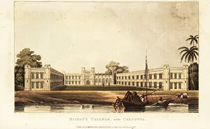 Manufactures Prints: Bishop's College, near Kolkata (Calcutta), India. 1822