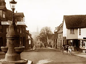 Bishops Prints: Bishop's Stortford Hockerill Street early 1900s