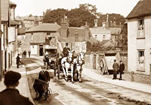 Bishops Prints: Bishop's Stortford South Street early 1900s