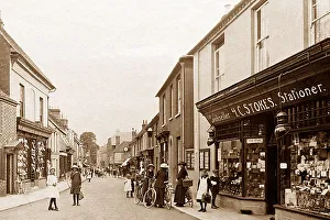 Bishops Prints: Bishop's Waltham High Street early 1900s