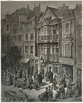 Crowded Prints: Bishopsgate St / Dore 1872