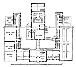 Added Gallery: Bisley Farm School No. 2 Ground-floor Plan