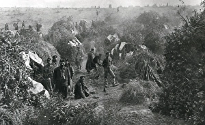 Adrianople Gallery: Bivouac in Bulgarian lines round Adrianople, Turkey