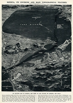 Strategy Gallery: Bizerta and environs by G. H. Davis