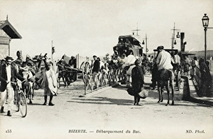 Bizerte, Tunisia - Unloading the ferry Bizerte, Tunisia - Unloading the ferry