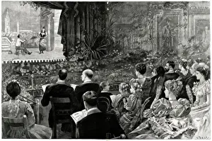Carmen Prints: Bizets opera Carmen before Queen Victoria at Windsor