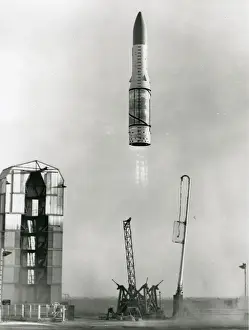 Black Arrow three-stage satellite launche