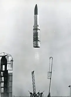 Black Arrow three-stage satellite launche