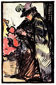 Cloaked Collection: Black Cloaked Woman