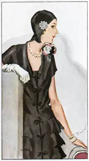 Tiered Prints: Black Ensemble 1929